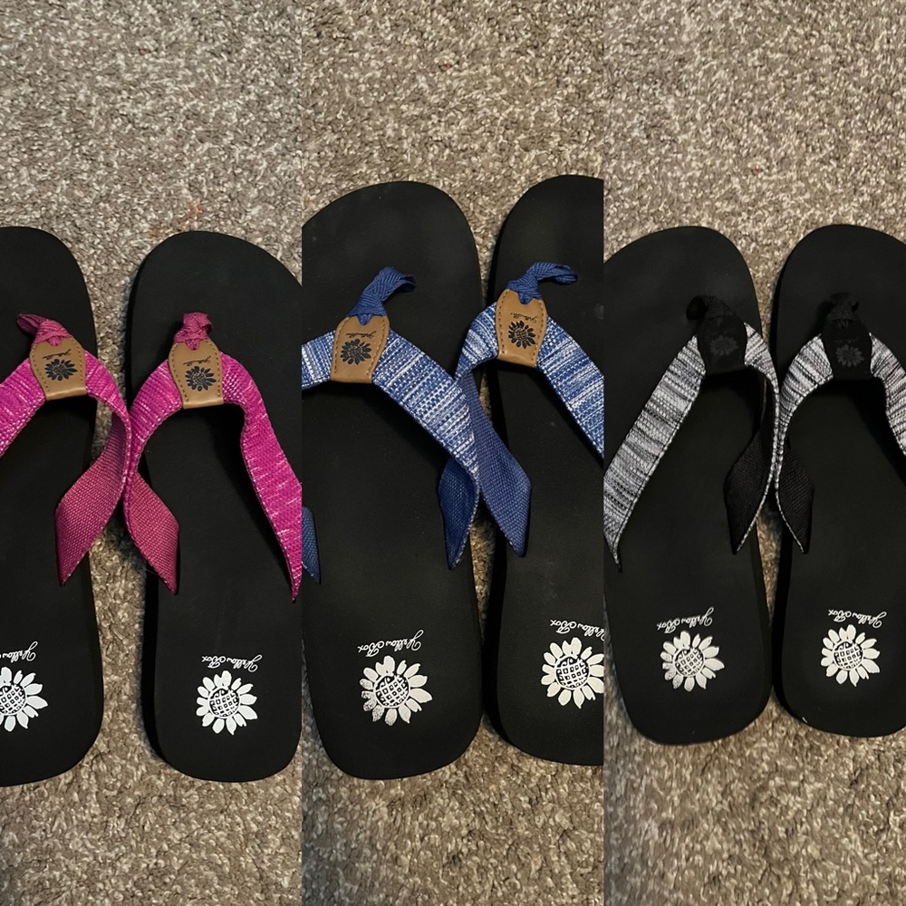 YellowBox Flip Flops size 11